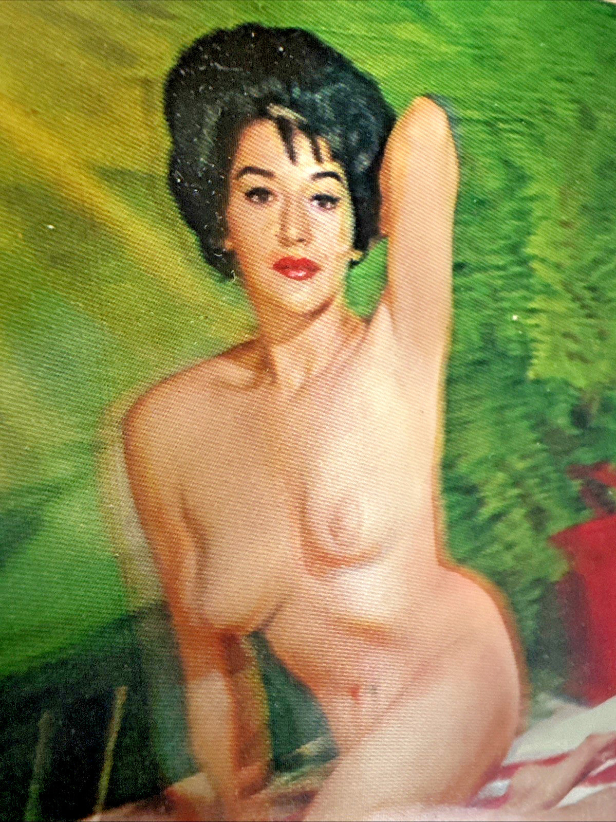 1950s Vari Vue 3D lenticular unused nude postcard - photo 4