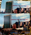 Vintage Vari-Vue unused postcards Greetings from NYC United Nations