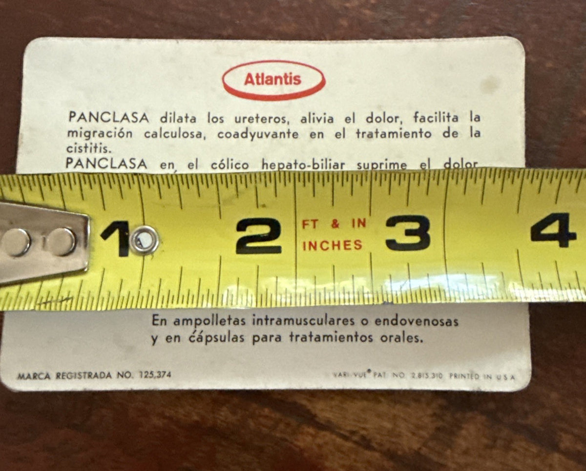 Spanish Vari-Vue lenticular Atlantis Panclasa ad card - photo 4