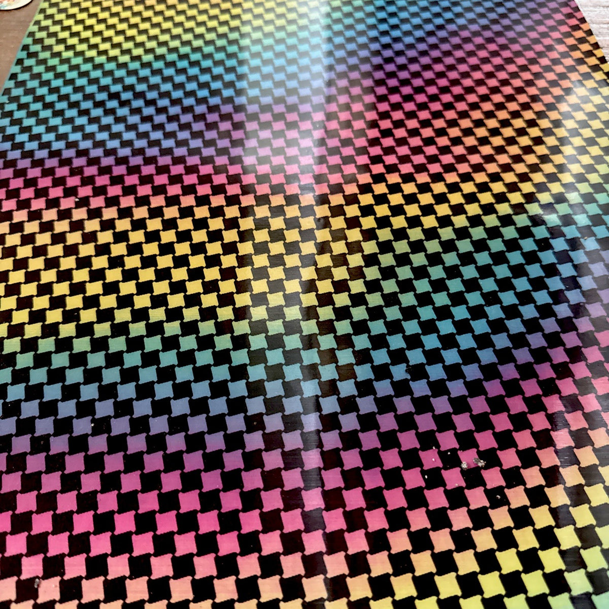 1980 Vari-Vue lenticular soft vinyl moving motion 19x14 - photo 5