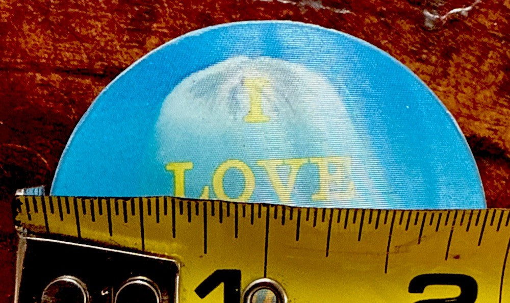 25-I LOVE BARBIE 1960s VARI-VUE FLICKER FLASHER DISC LENTICULAR DOLL PROMO NOS - photo 3