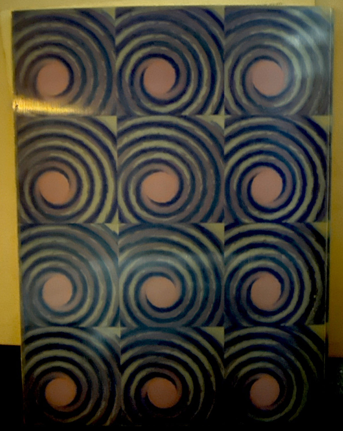 Groovy boho Vari-Vue geometric blue and pink swirls lenticulars - photo 2