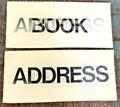 Vintage Vari-Vue lenticular flickers Address to Books