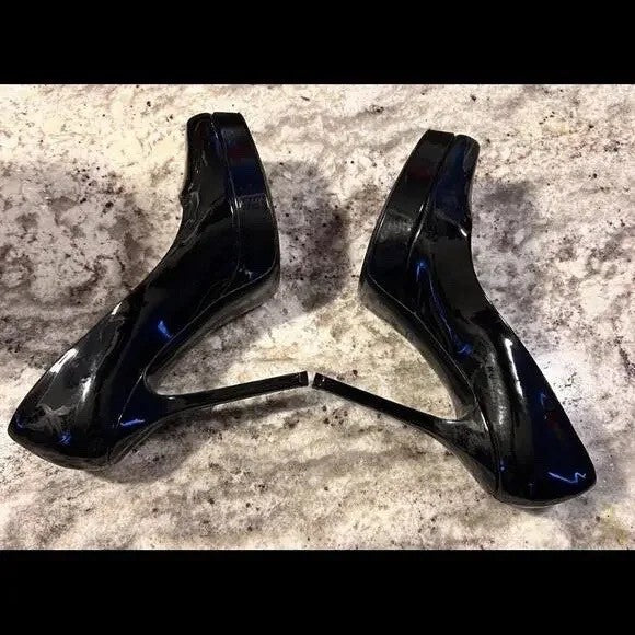 Vintage Gucci patent leather heels black size 38 - photo 2