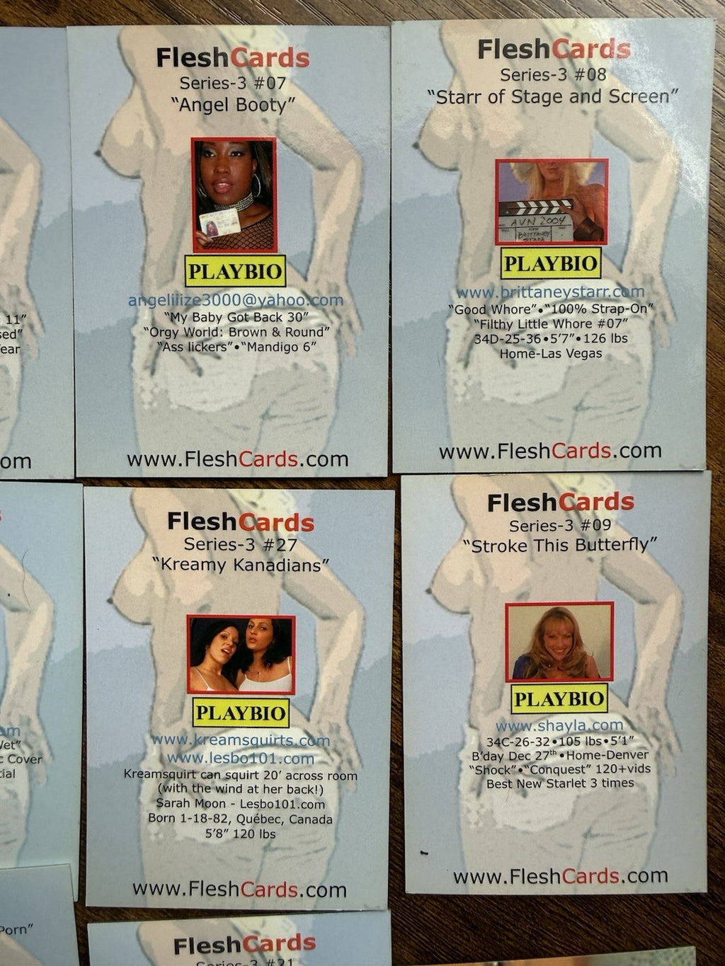 Set 1 & 2 1990s Lenticular Moving Motion Flesh XXX Cards Mike Tyson Hulk Redman - photo 20