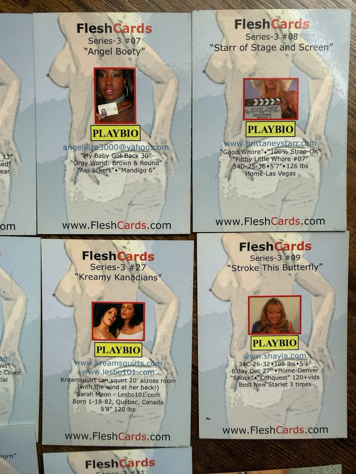 Set 1 & 2 1990s Lenticular Moving Motion Flesh XXX Cards Mike Tyson Hulk Redman - photo 20