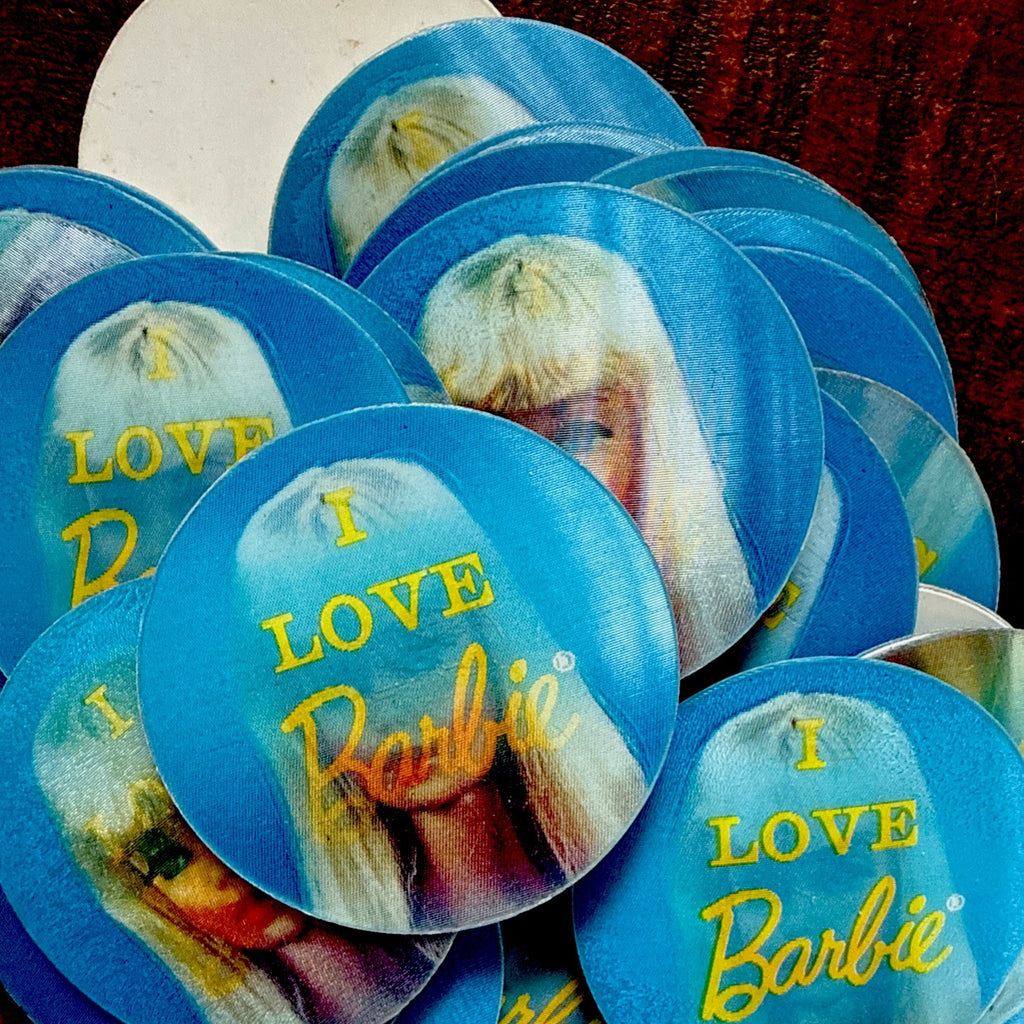 25-I LOVE BARBIE 1960s VARI-VUE FLICKER FLASHER DISC LENTICULAR DOLL PROMO NOS - photo 2