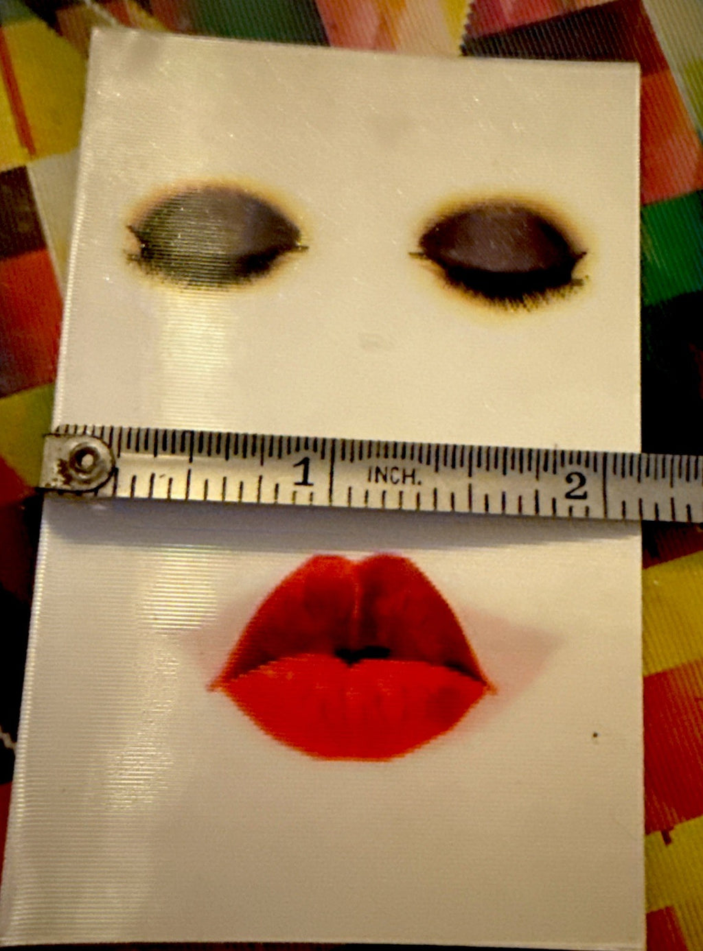 Vintage Vari Vue lenticular face eyes lips with googly eyes NOS - photo 10