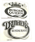Druther's Restaurant Burger Queen 1970s Vari-Vue lenticular