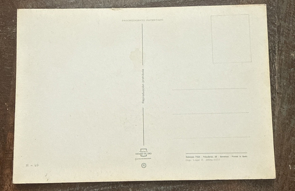 1970 3D LENTICULAR RIDIG MAIZ/CORN ON THE COB POSTCARD RARE NOS From SPAINE - photo 3