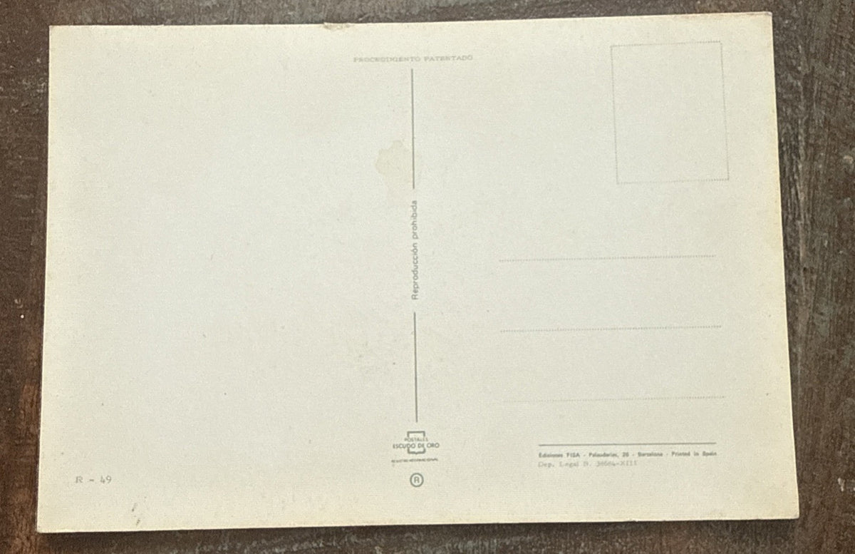 1970 3D LENTICULAR RIDIG MAIZ/CORN ON THE COB POSTCARD RARE NOS From SPAINE - photo 3