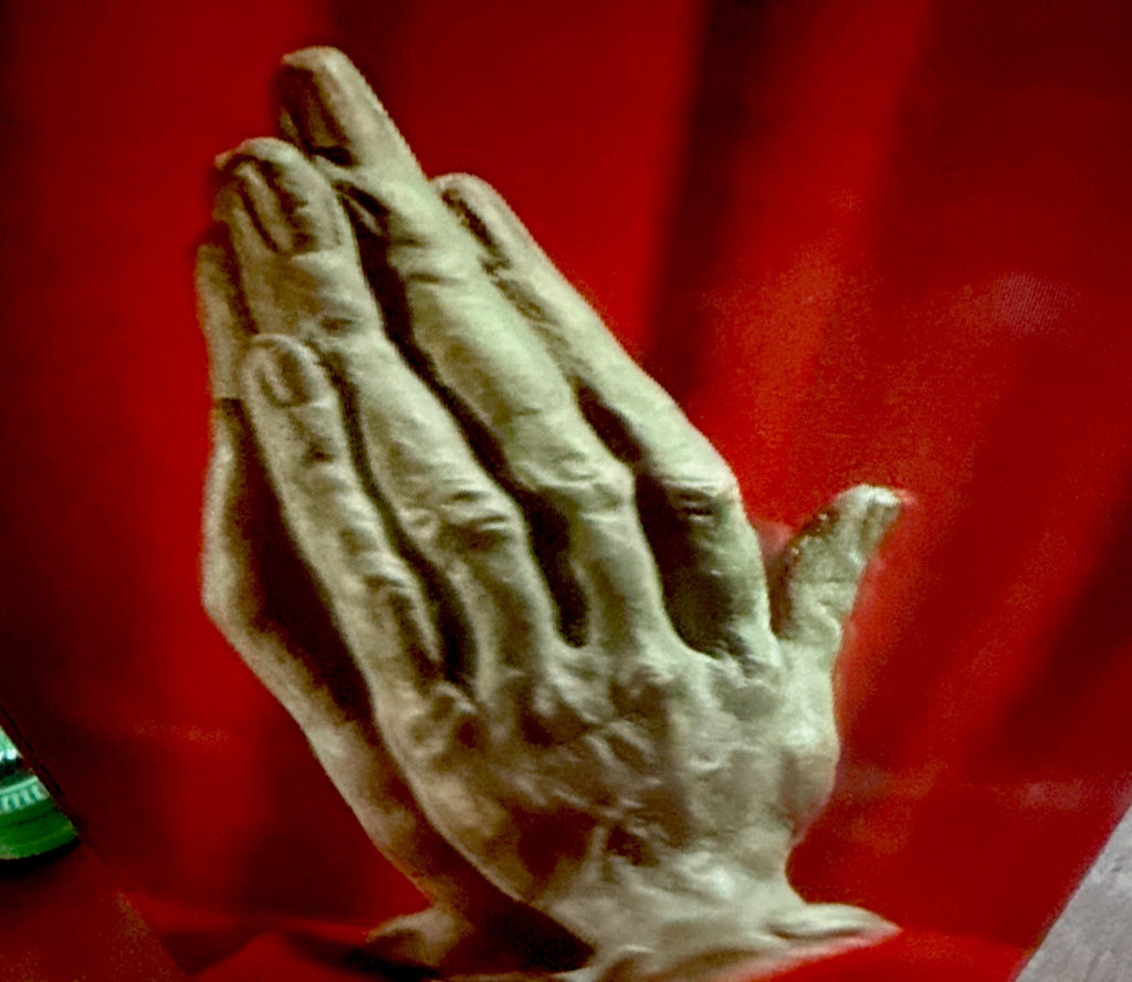 1950s Vari-Vue 3D lenticular praying hands 8x10 - photo 3