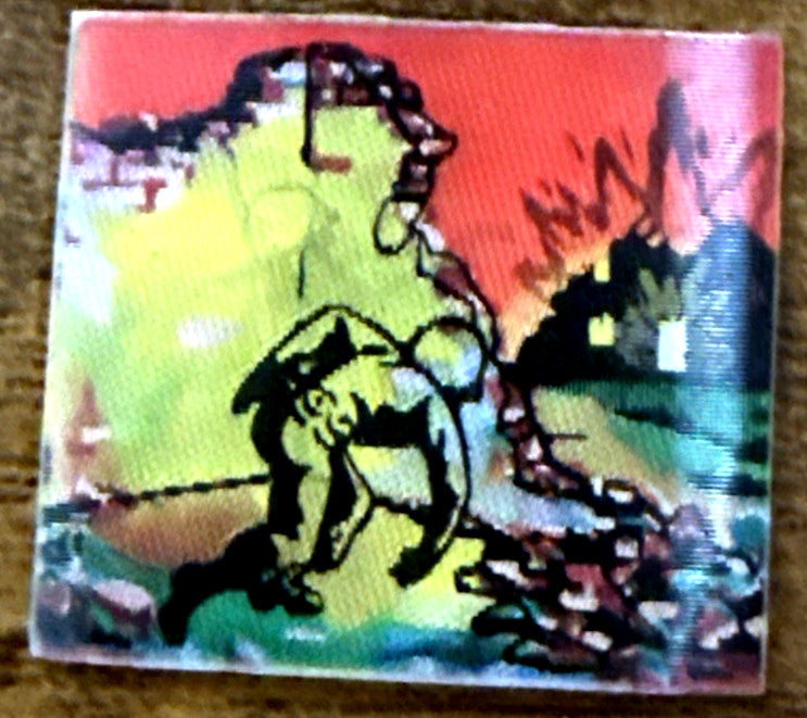 1960S VARI VUE MIO RARE WAR BATTLE SCENE SET OF 6 TILES FLICKERS LENTICULAR - photo 5