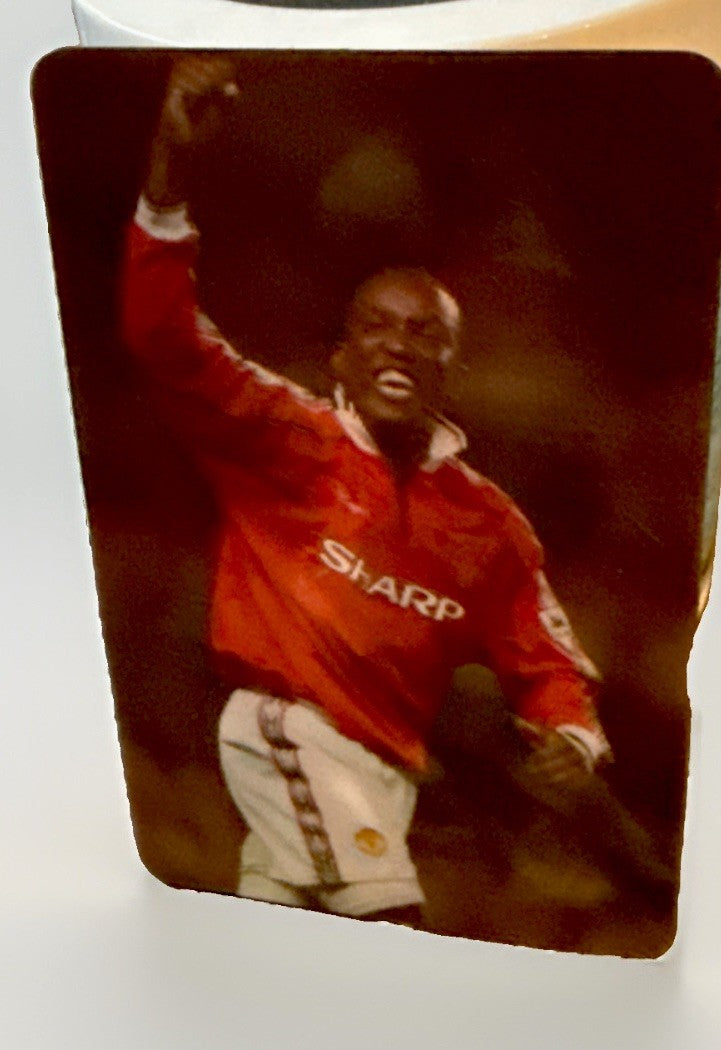 Lenticular Dwight Yorke Manchester soccer 1989 - photo 3
