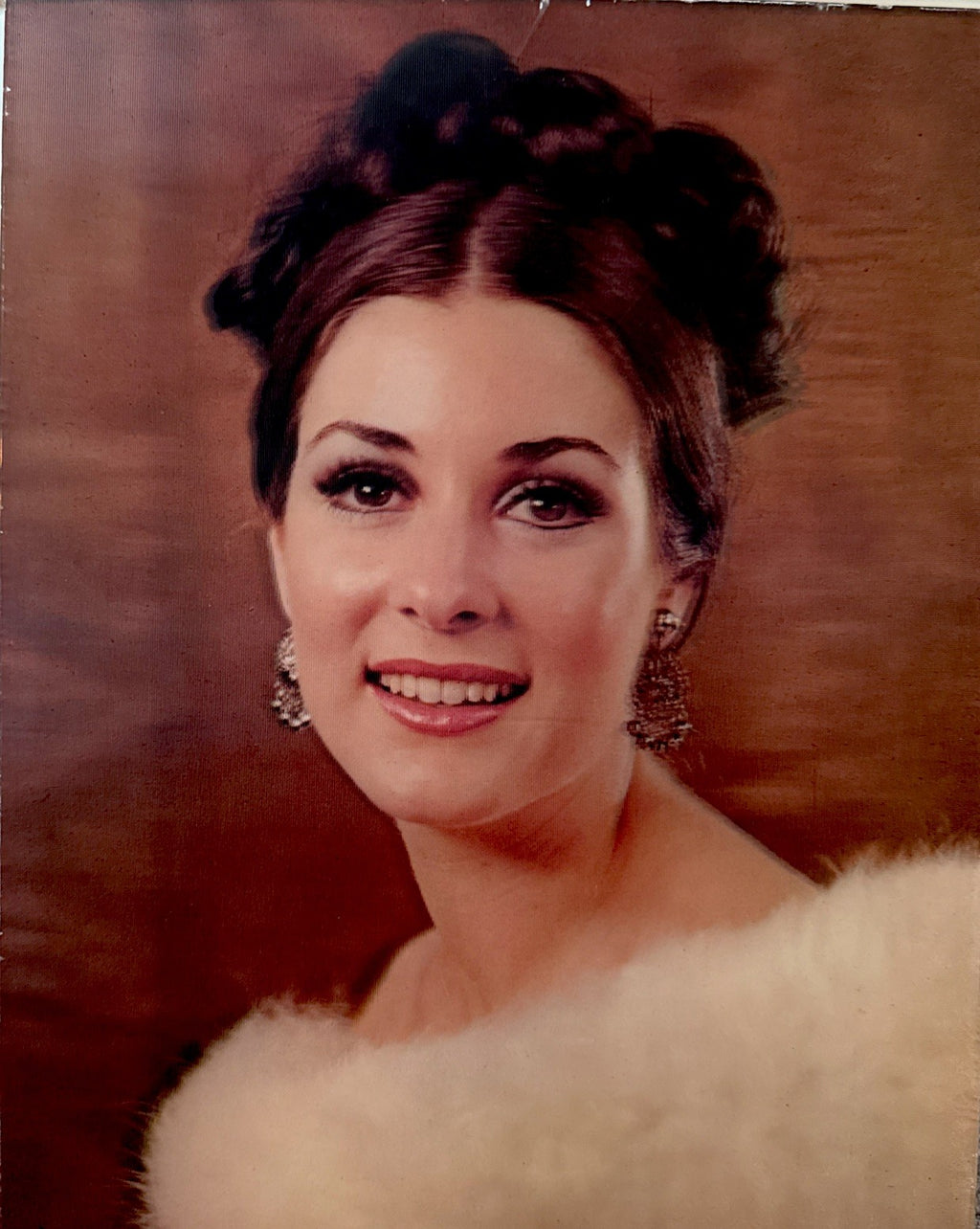 1960s 3D lenticular beautiful lady 11x14