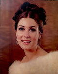 1960s 3D lenticular beautiful lady 11x14