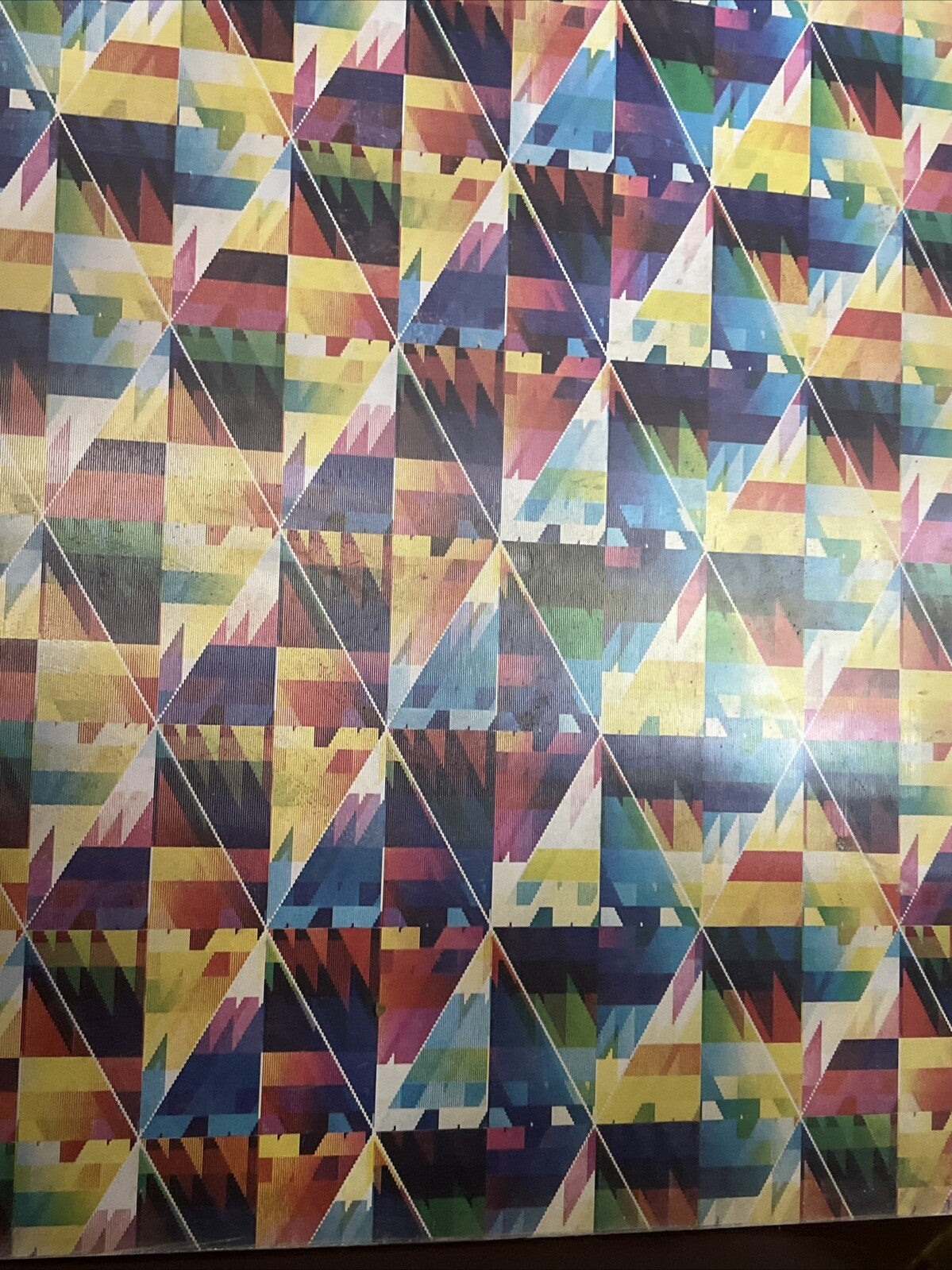 1960s Vari Vue psychedelic geometrical moving motion art 14x16 - photo 6