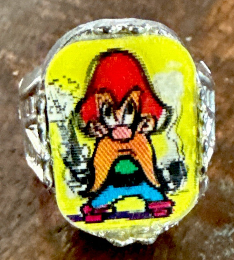 Original Vari-Vue Yosemite Sam Flicker Ring China Base NOS - photo 2
