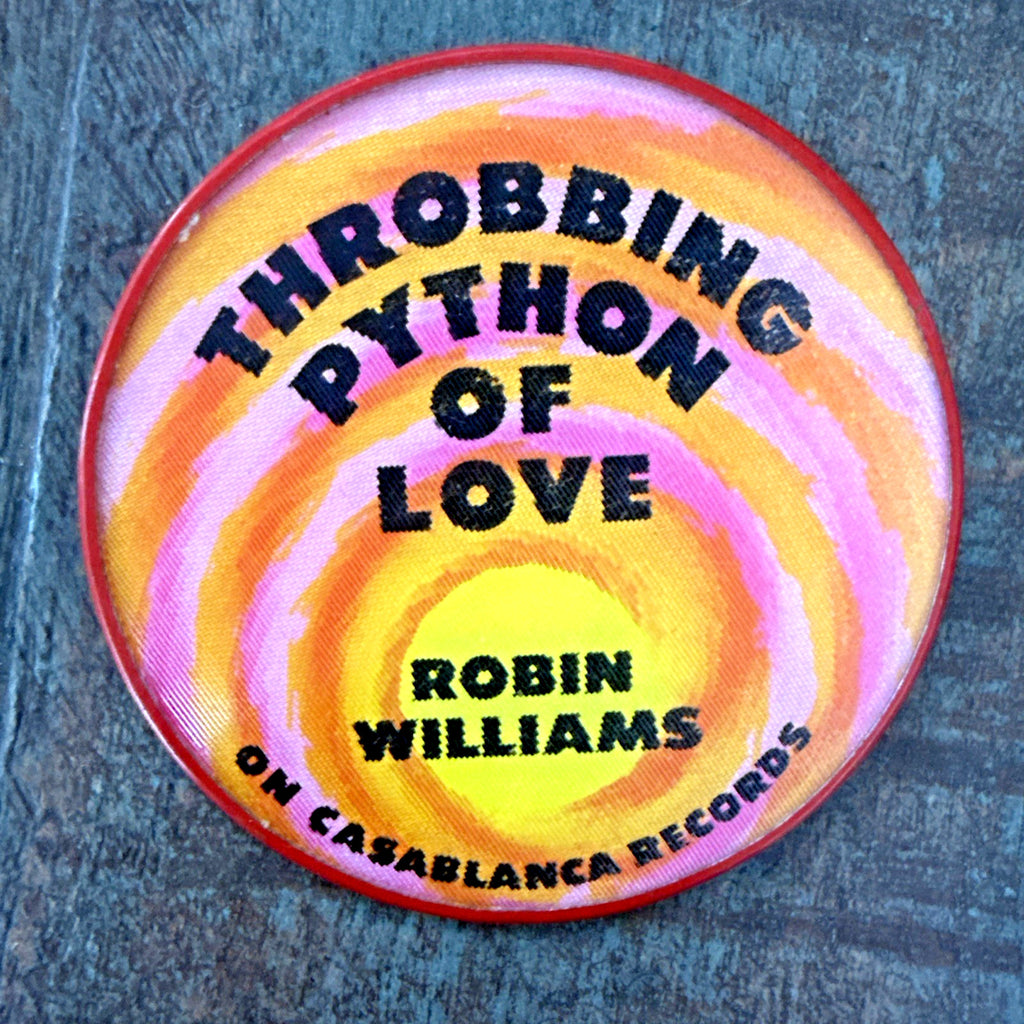 ROBIN WILLIAMS 1983 VINTAGE LENTICULAR FLICKER VARI-VUE PROMO PINBACK NOS MINT - photo 2