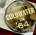 Barry Goldwater in 64 Vari-Vue political campaign lenticular pin