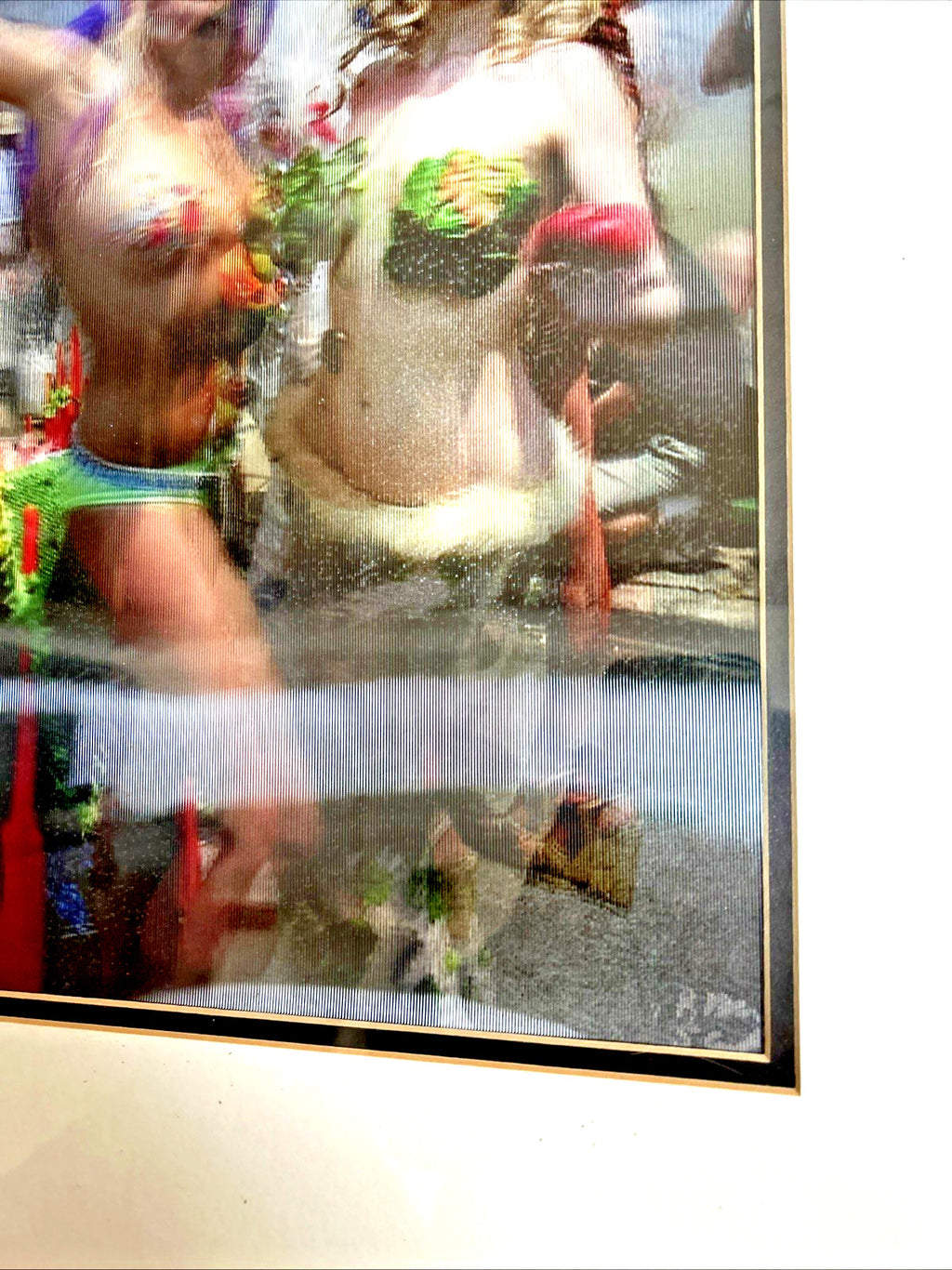 1999 Robert Munn 3D lenticular two blonde mermaids signed and framed - photo 6