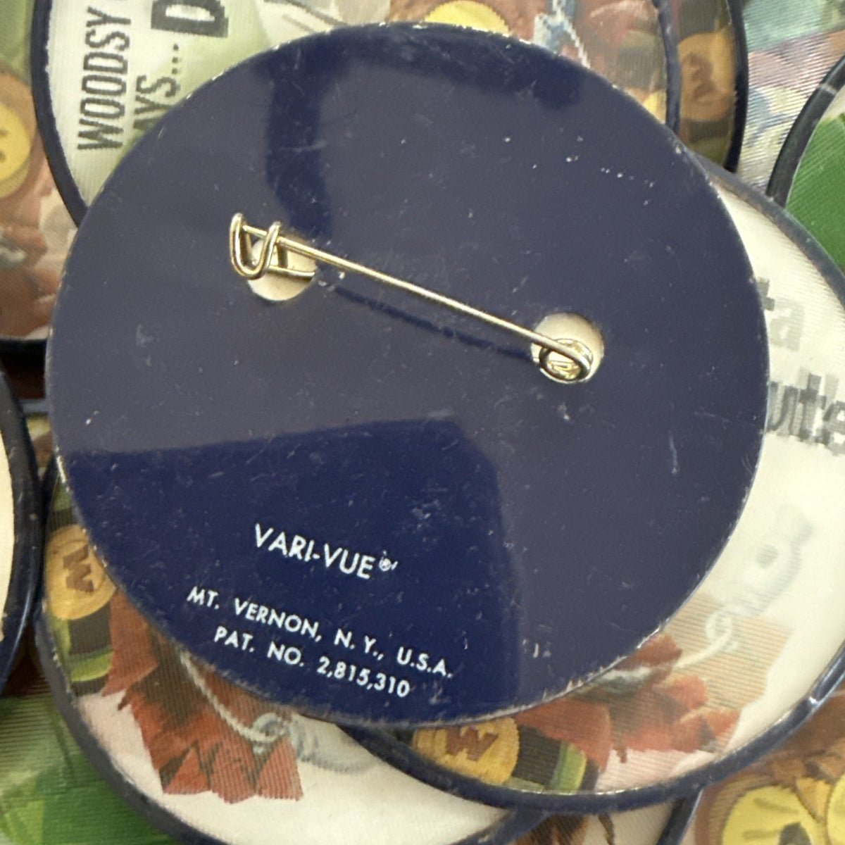 20 Vintage Vari-Vue Woodsy Owl Give A Hoot Don't Pollute Lenticular Pin-back - photo 5
