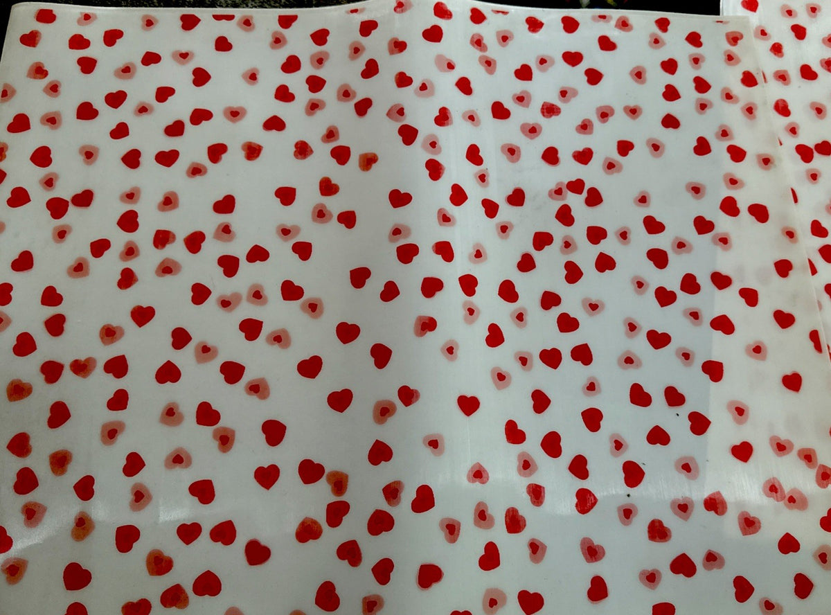 Vari-Vue lenticular soft vinyl moving motion large floating hearts