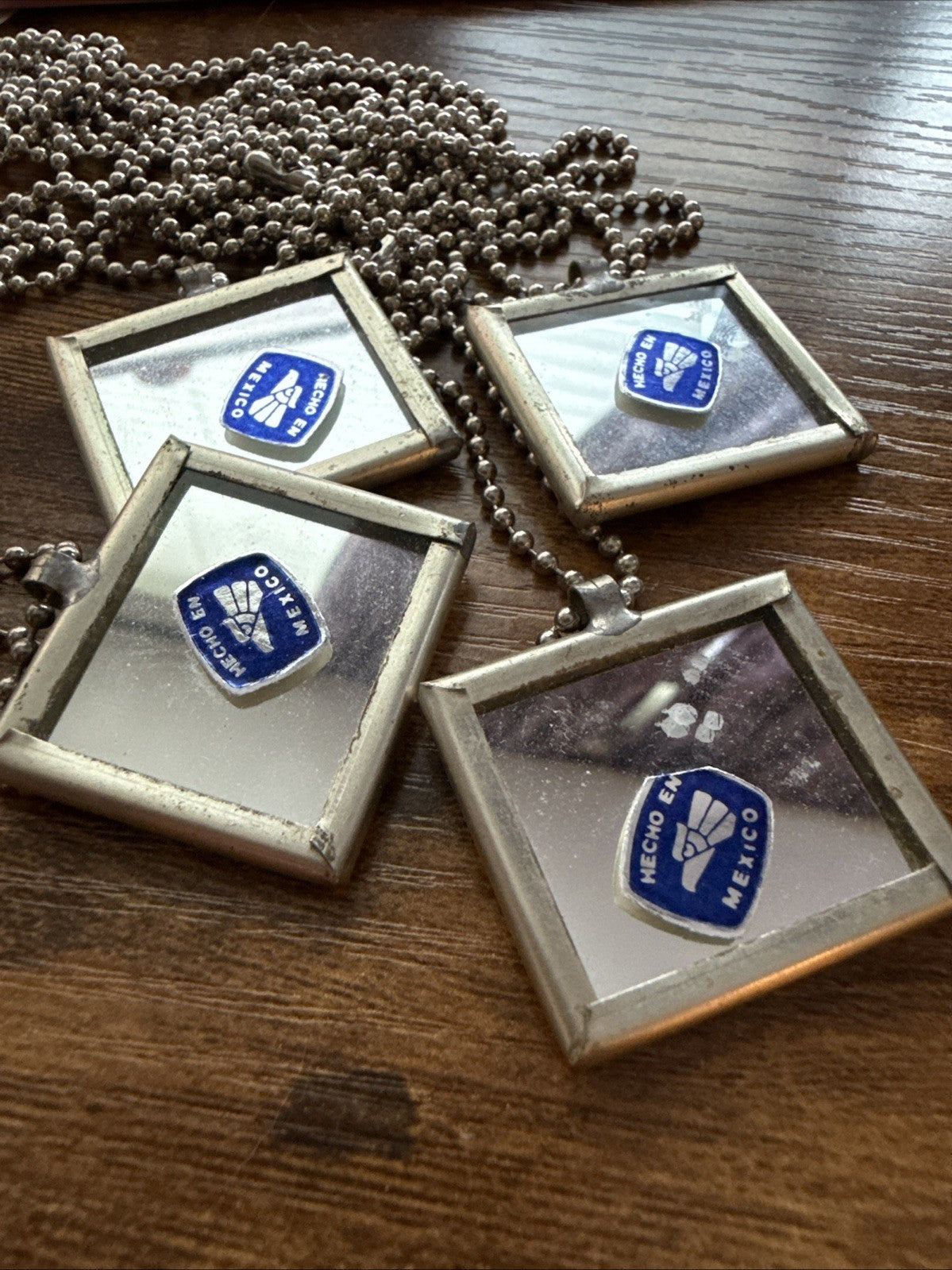 Spencers 1970s Vari-Vue sarcastic lenticular mirror back necklaces - photo 7