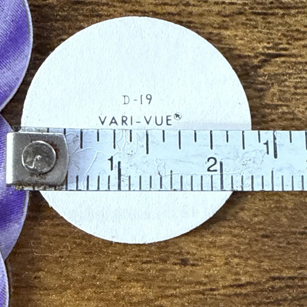 RARE 20 PURPLE &WHITE VARI VUE 1960S HYPNOTIC SWIRLS RARE 1" SMALLS HTF NOS - photo 2