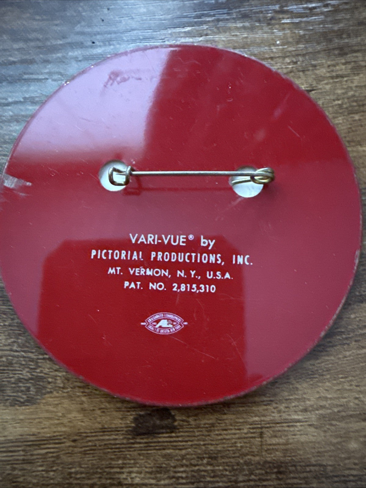 We Have Hot Pants Vari Vue flicker flasher button 1960s - photo 3