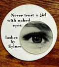 1950s Vari-Vue Lashes by Eylure ad with lenticular eye