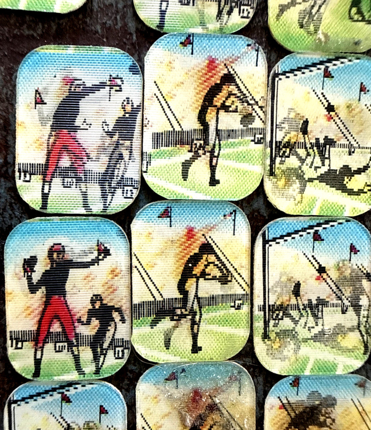 1960s original Vari-Vue unused ring inserts baseball football lot - photo 10