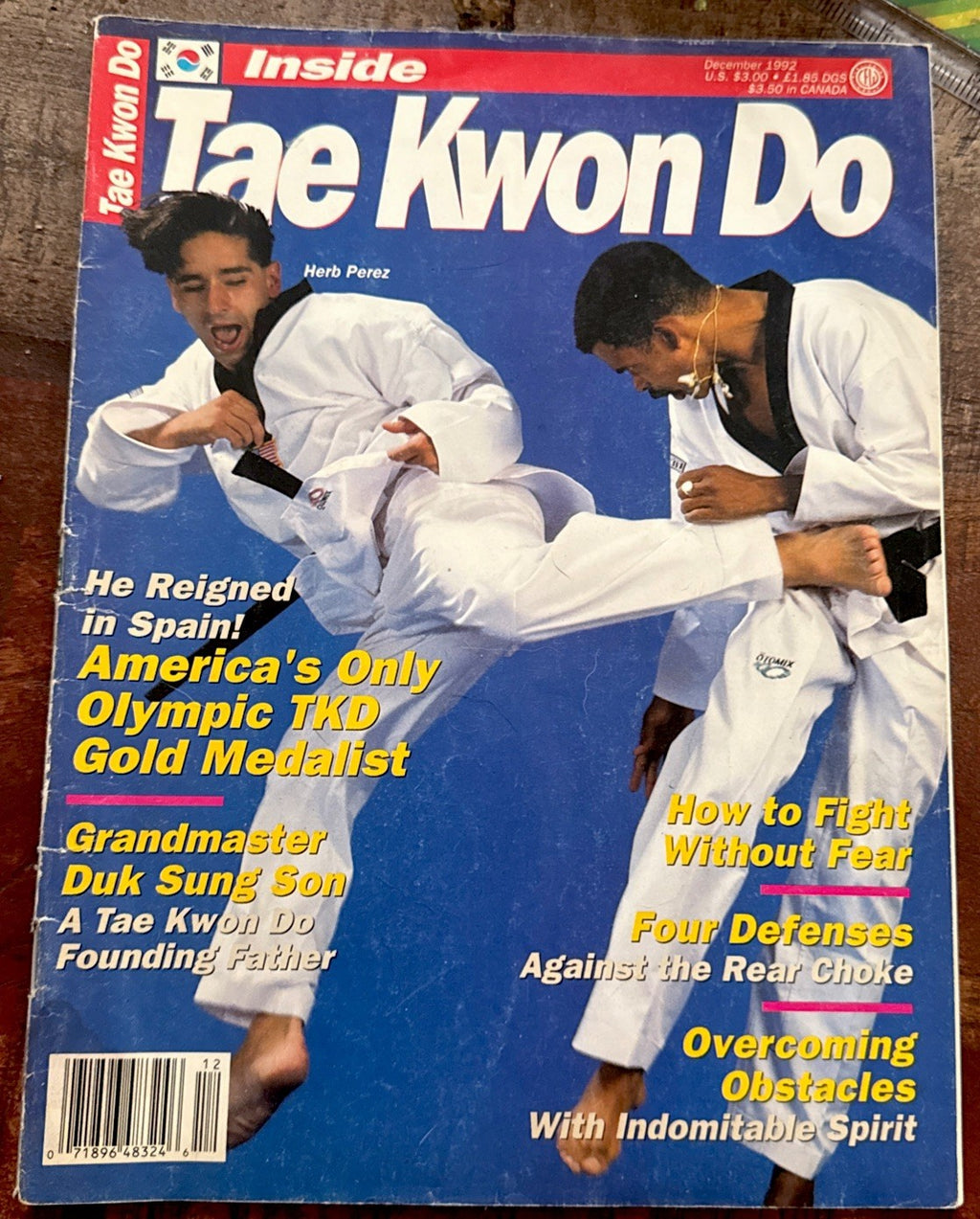 Inside Tae Kwon Do martial arts magazine December 1992