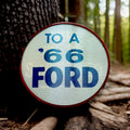 1966 salesman pin Vari-Vue Ford 66 lenticular flicker