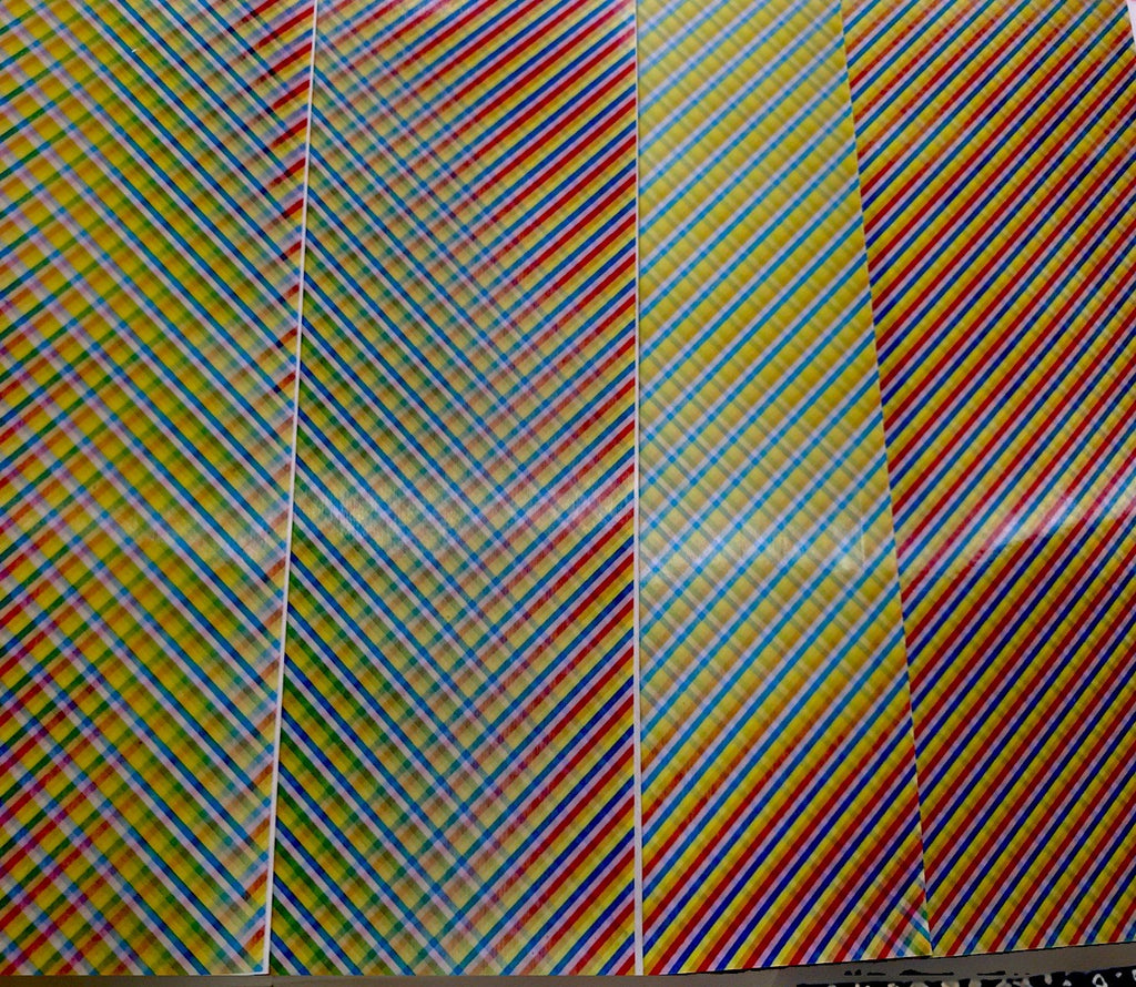 Vari-Vue lenticular soft vinyl moving motion large geometrical lot of 4 - photo 4