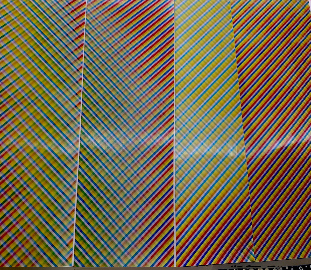 Vari-Vue lenticular soft vinyl moving motion large geometrical lot of 4 - photo 4