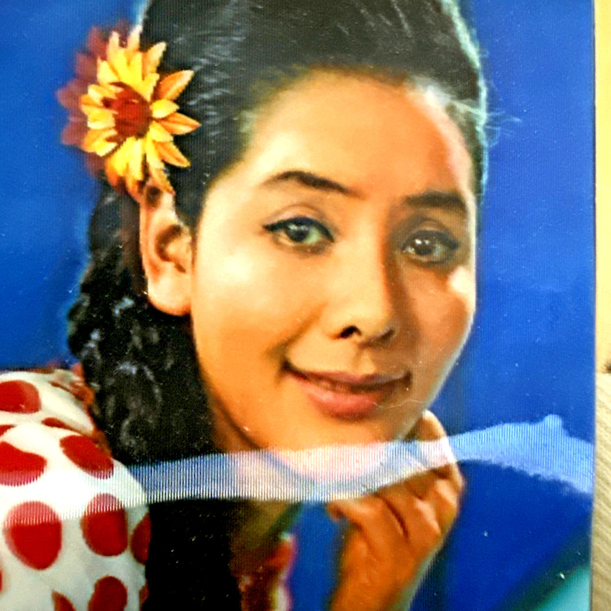 1970s Toppan lenticular postcards winking girls 3D ephemera - photo 7