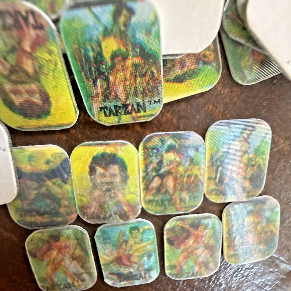 Tarzan 1960s Vari-Vue unused ring inserts inventory lot of 155 - photo 3