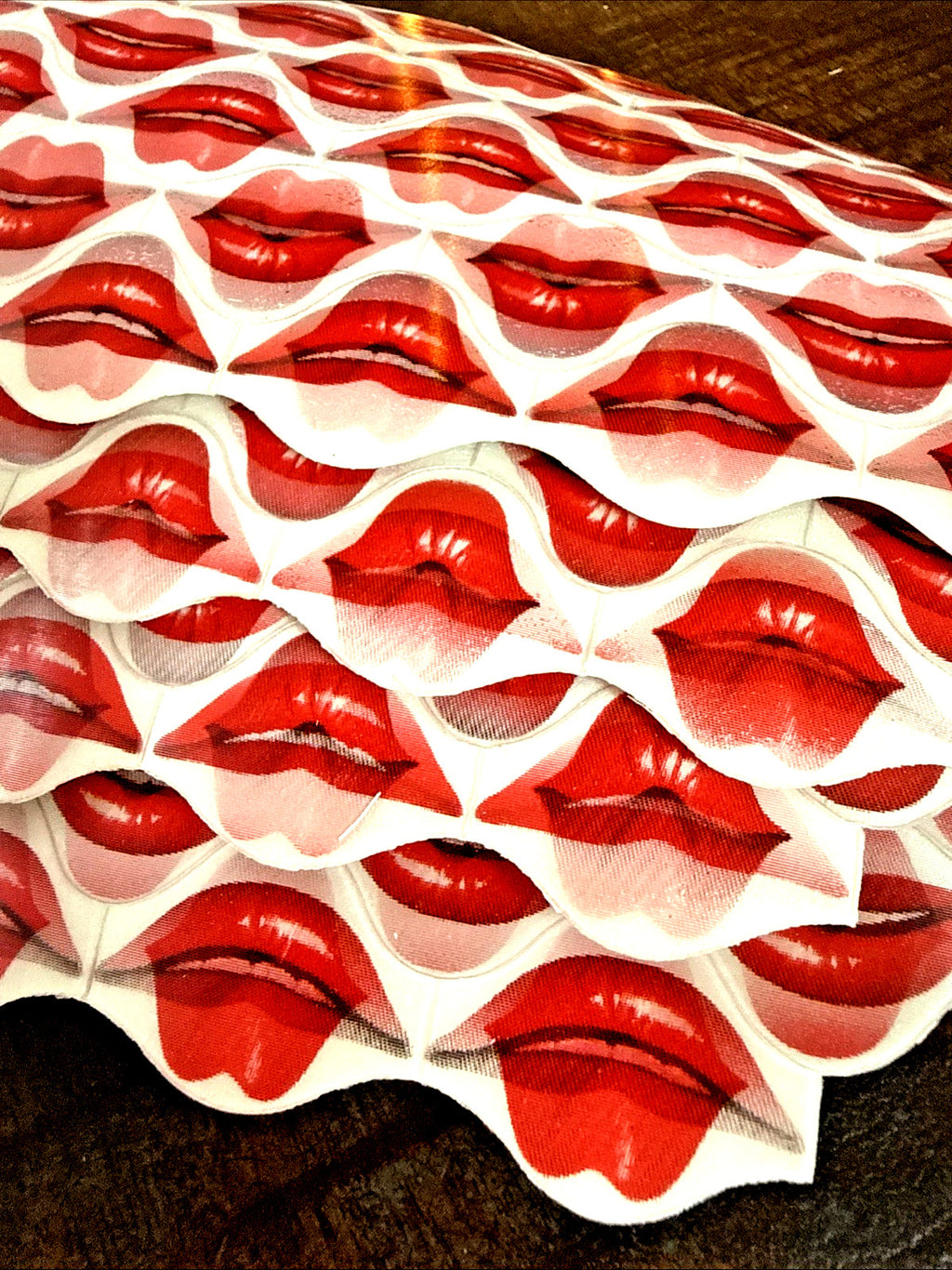 1960s Vari-Vue motion lenticular uncut sheets lips huge lot - photo 7