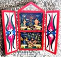 Adam and Eve retablo signed Tobial Coceras 1990