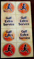 1970s Gulf Motor Oil Vari-Vue lenticular flickers uncut