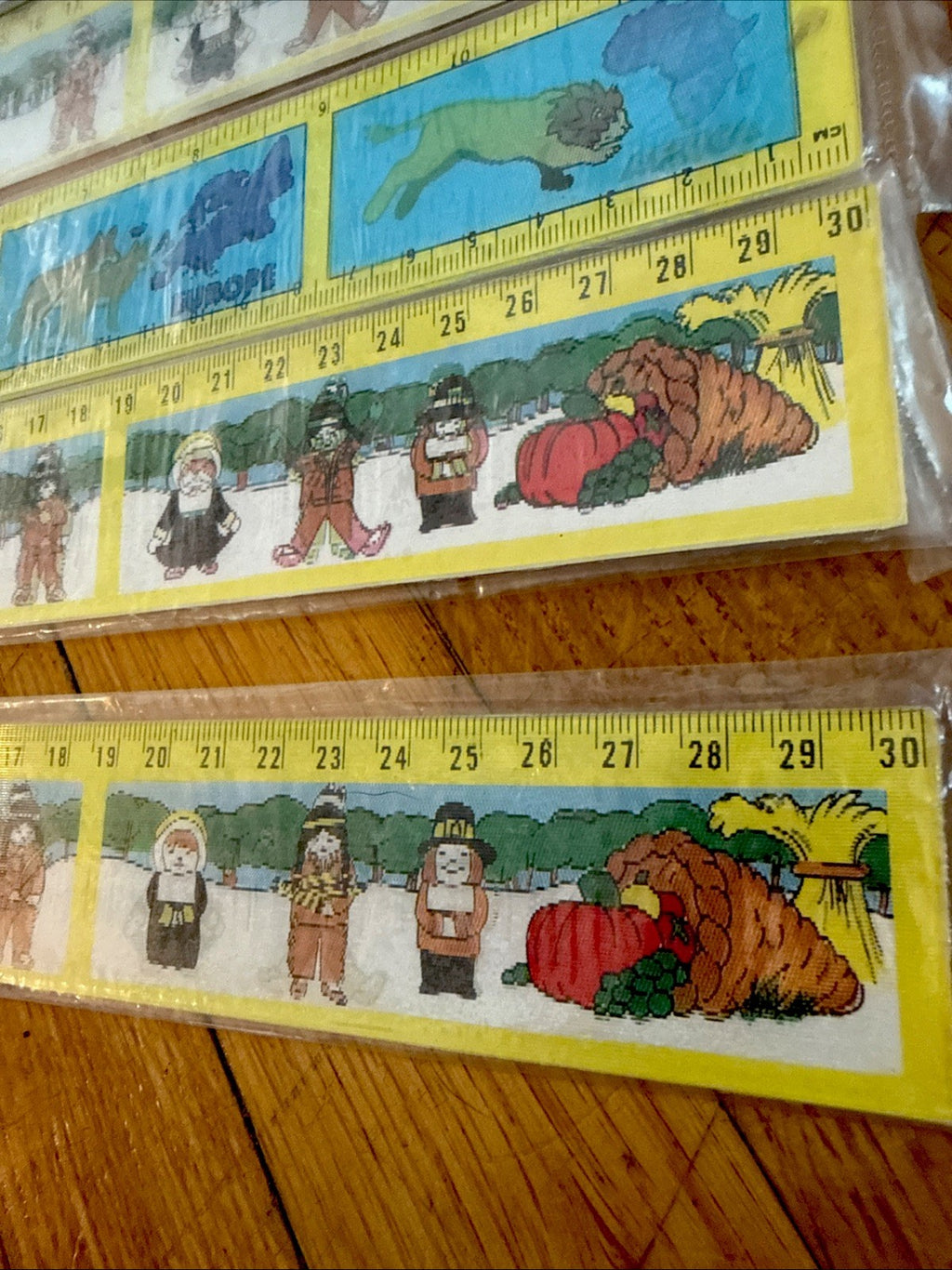 Vintage 3D lenticular 12 inch rulers Lantor OTC new in package - photo 10
