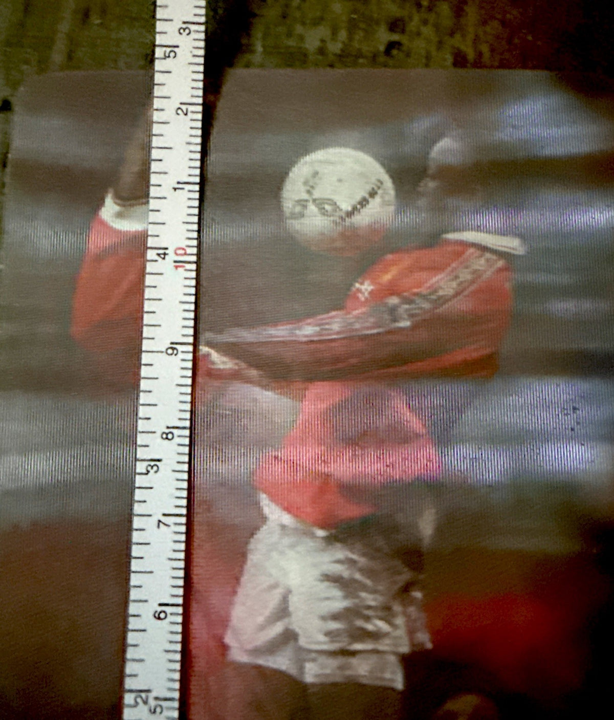 Lenticular Dwight Yorke Manchester soccer 1989 - photo 6