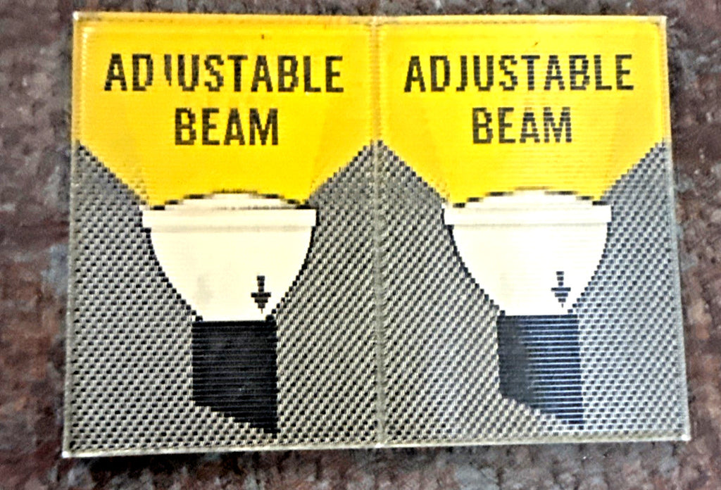 2-Vtg Vari Vue RARE WESTINGHOUSE ADJUSABLE BEAM SPREADER BEAM FLICKER NOS - photo 2