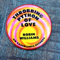 Robin Williams 1983 vintage lenticular flicker Vari-Vue promo pinback