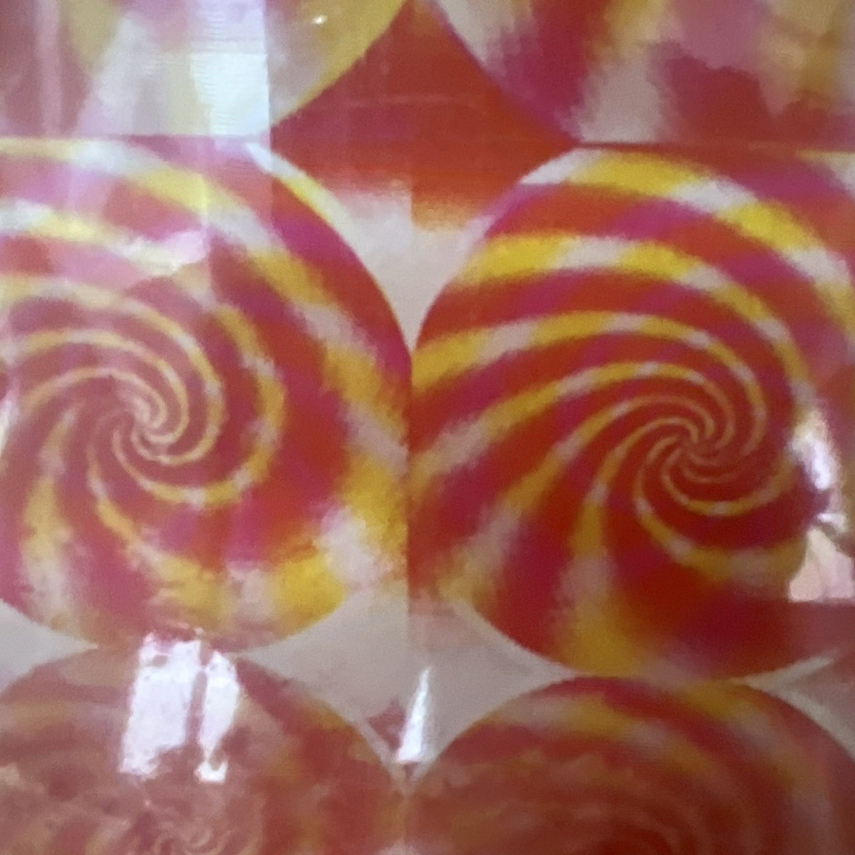 2- VARI-VUE Psychedelic Orange Swirls 14x16 Moving Motion Lenticular Picture NOS - photo 5