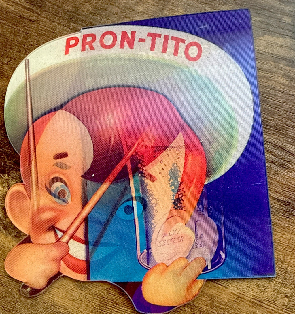 1950s Vari-Vue Alka-Seltzer Pron-tito display advertisement - photo 2