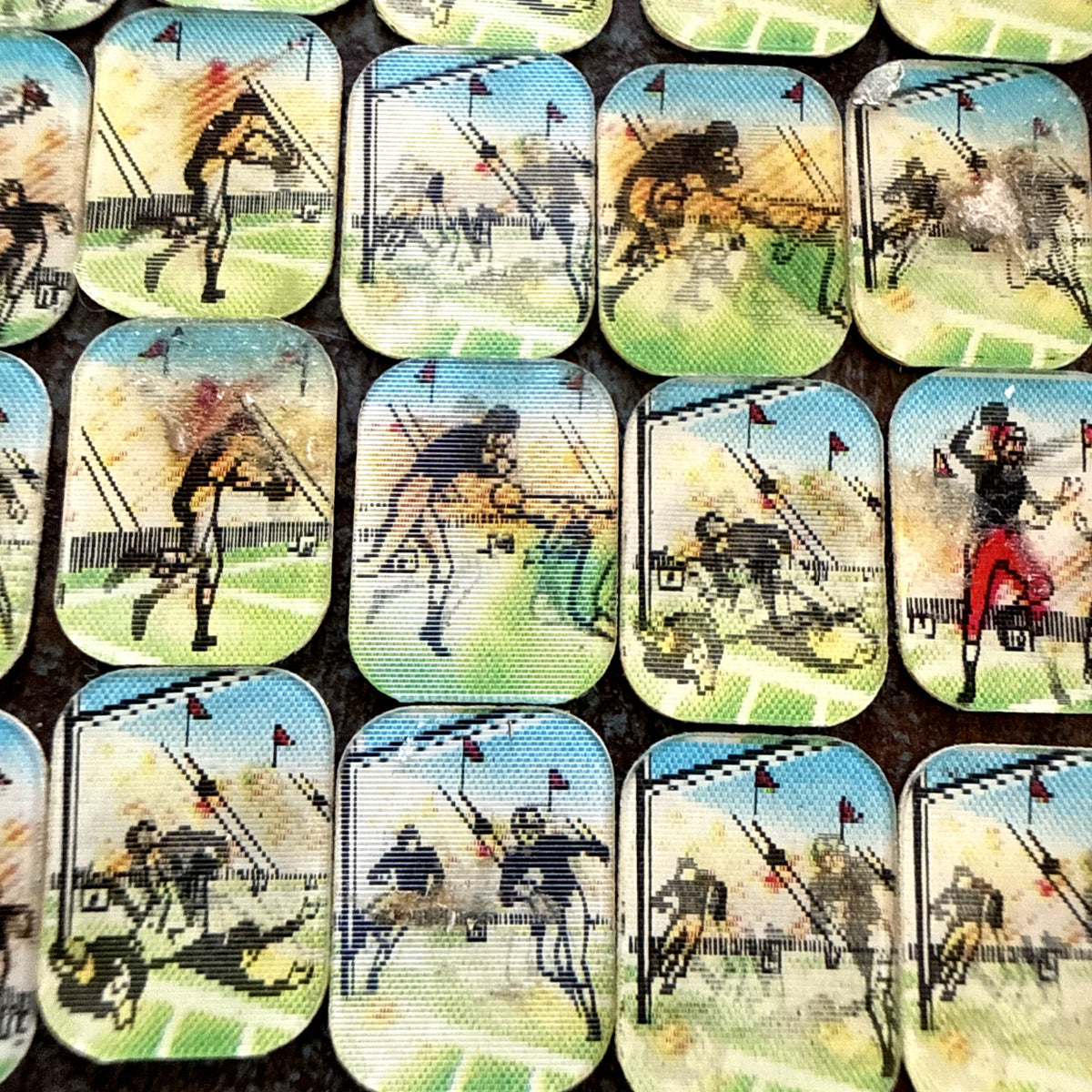 1960s original Vari-Vue unused ring inserts baseball football lot - photo 6