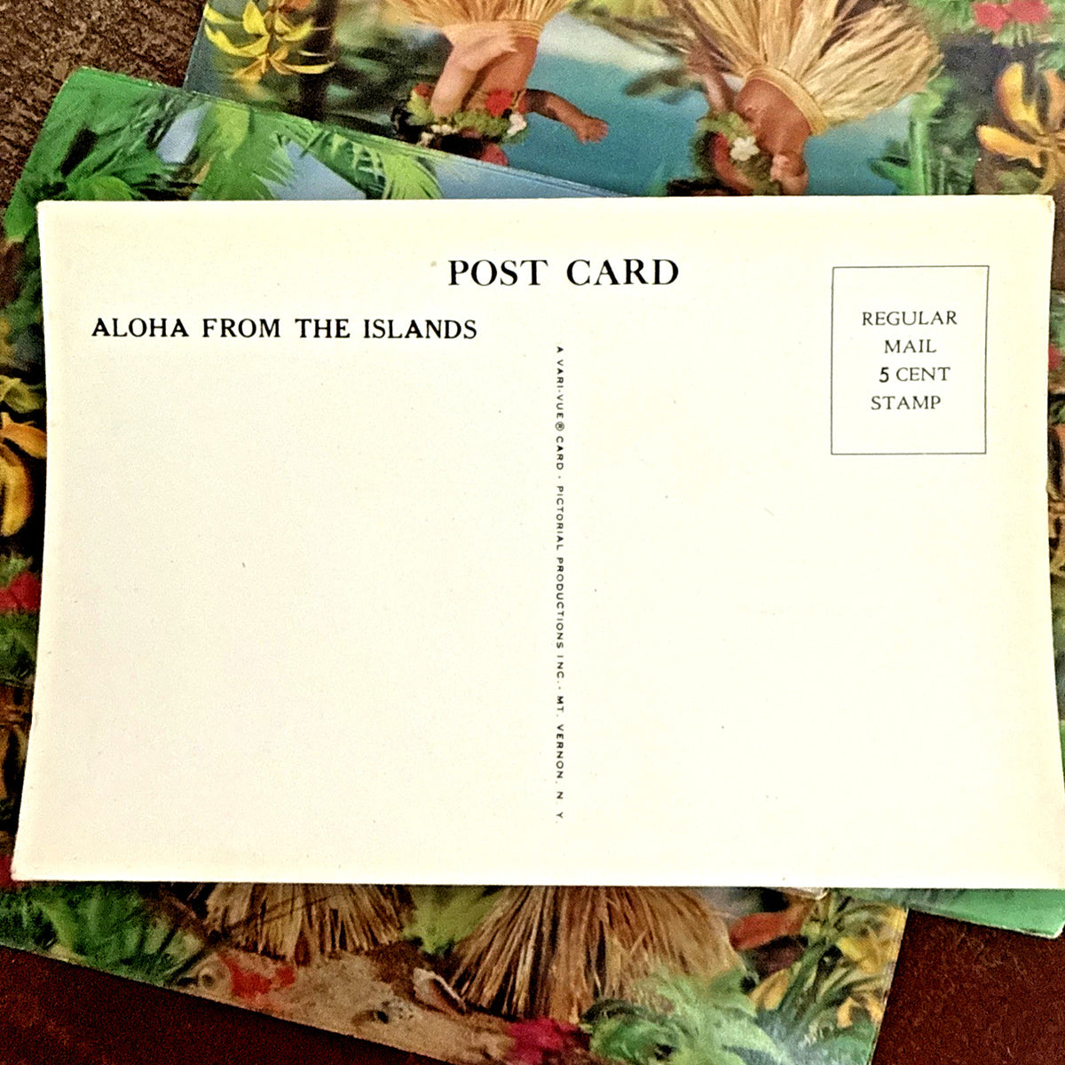 12 PC LOT 1950s VARI VUE LENTICULAR HAWAII ALOHA HULA GIRLS UNUSED POSTCARDS NOS - photo 6