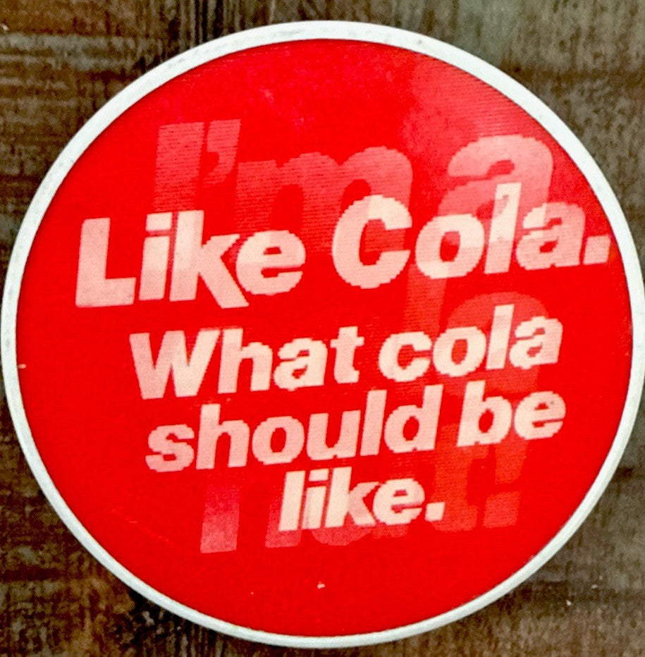 Like Coca Cola 1970s Vari-Vue flicker pin badge - photo 2